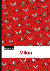 CARNET MILAN LIGNES,96P,A5 BIKERS