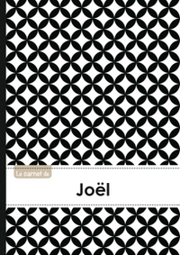 Le carnet de Joël - Lignes, 96p, A5 - Ronds Noir et Blanc