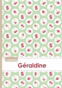 Le carnet de Géraldine - Lignes, 96p, A5 - Roses Tea time
