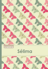 CARNET SELIMA LIGNES,96P,A5 PAPILLONSVINTAGE