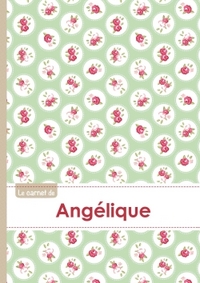 Le carnet d'Angélique - Lignes, 96p, A5 - Roses Tea time
