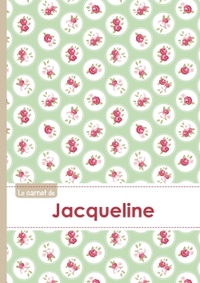 Le carnet de Jacqueline - Lignes, 96p, A5 - Roses Tea time