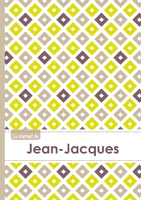 Le carnet de Jean-Jacques - Lignes, 96p, A5 - Carré Poussin Gris Taupe