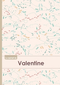 CARNET VALENTINE LIGNES,96P,A5 POISSONS