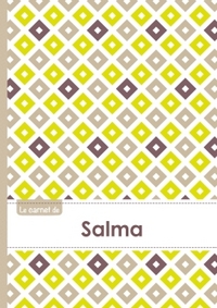 Le carnet de Salma - Lignes, 96p, A5 - Carré Poussin Gris Taupe