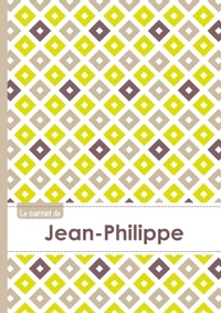 Le carnet de Jean-Philippe - Lignes, 96p, A5 - Carré Poussin Gris Taupe