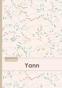 CARNET YANN LIGNES,96P,A5 POISSONS