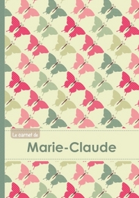 Le carnet de Marie-Claude - Lignes, 96p, A5 - Papillons Vintage