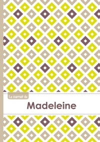 Le carnet de Madeleine - Lignes, 96p, A5 - Carré Poussin Gris Taupe