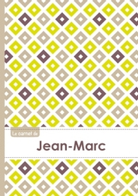 Le carnet de Jean-Marc - Lignes, 96p, A5 - Carré Poussin Gris Taupe