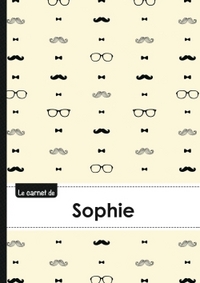 CARNET SOPHIE LIGNES,96P,A5 MOUSTACHEHISPTER