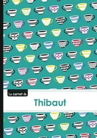 CARNET THIBAUT LIGNES,96P,A5 COFFEECUPS