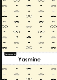 CARNET YASMINE LIGNES,96P,A5 MOUSTACHEHISPTER