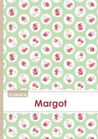 CARNET MARGOT LIGNES,96P,A5 ROSESTEATIME
