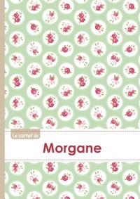 CARNET MORGANE LIGNES,96P,A5 ROSESTEATIME