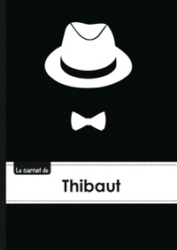 Le carnet de Thibaut - Lignes, 96p, A5 - Chapeau et N ud papillon