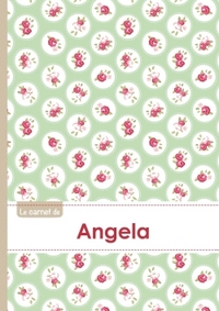 Le carnet d'Angela - Lignes, 96p, A5 - Roses Tea time