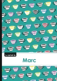 CARNET MARC LIGNES,96P,A5 COFFEECUPS