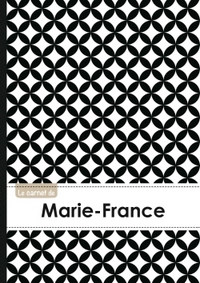 Le carnet de Marie-France - Lignes, 96p, A5 - Ronds Noir et Blanc
