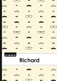 CARNET RICHARD LIGNES,96P,A5 MOUSTACHEHISPTER