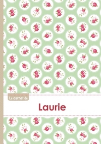Le carnet de Laurie - Lignes, 96p, A5 - Roses Tea time
