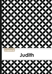 Le carnet de Judith - Lignes, 96p, A5 - Ronds Noir et Blanc