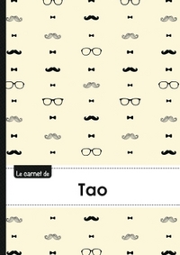 CARNET TAO LIGNES,96P,A5 MOUSTACHEHISPTER