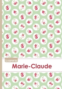 Le carnet de Marie-Claude - Lignes, 96p, A5 - Roses Tea time