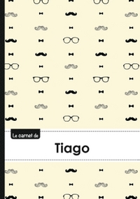 CARNET TIAGO LIGNES,96P,A5 MOUSTACHEHISPTER