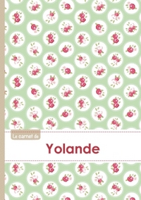 CARNET YOLANDE LIGNES,96P,A5 ROSESTEATIME