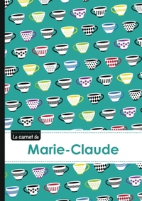 CARNET MARIE CLAUDE LIGNES,96P,A5 COFFEECUPS