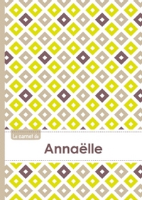 Le carnet d'Annaëlle - Lignes, 96p, A5 - Carré Poussin Gris Taupe