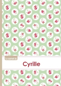 Le carnet de Cyrille - Lignes, 96p, A5 - Roses Tea time