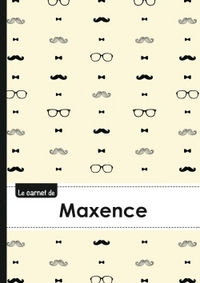 CARNET MAXENCE LIGNES,96P,A5 MOUSTACHEHISPTER