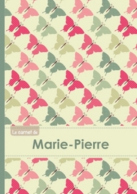 Le carnet de Marie-Pierre - Lignes, 96p, A5 - Papillons Vintage