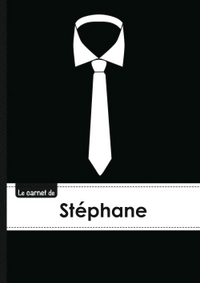 CARNET STEPHANE LIGNES,96P,A5 CRAVATE