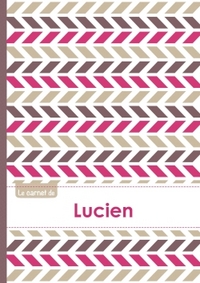 Le carnet de Lucien - Lignes, 96p, A5 - Motifs Violet Gris Taupe