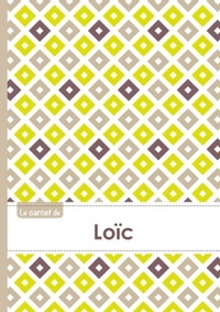 Le carnet de Loïc - Lignes, 96p, A5 - Carré Poussin Gris Taupe