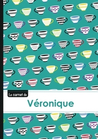 CARNET VERONIQUE LIGNES,96P,A5 COFFEECUPS