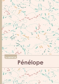 CARNET PENELOPE LIGNES,96P,A5 POISSONS