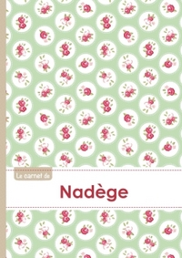 CARNET NADEGE LIGNES,96P,A5 ROSESTEATIME