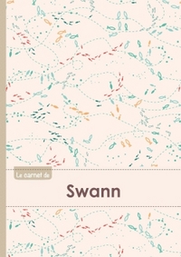 CARNET SWANN LIGNES,96P,A5 POISSONS