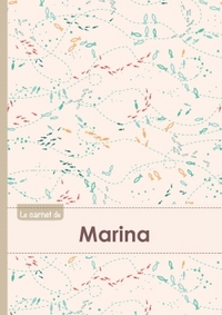 CARNET MARINA LIGNES,96P,A5 POISSONS