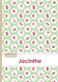 Le carnet de Jacinthe - Lignes, 96p, A5 - Roses Tea time