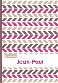 Le carnet de Jean-Paul - Lignes, 96p, A5 - Motifs Violet Gris Taupe