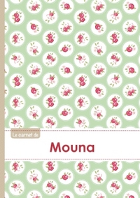CARNET MOUNA LIGNES,96P,A5 ROSESTEATIME