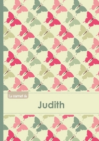 Le carnet de Judith - Lignes, 96p, A5 - Papillons Vintage