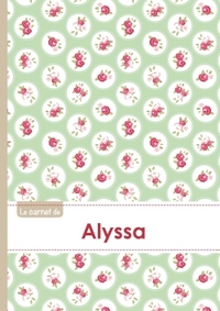 Le carnet d'Alyssa - Lignes, 96p, A5 - Roses Tea time