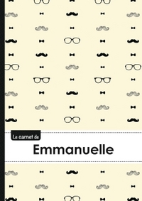 Le carnet d'Emmanuelle - Lignes, 96p, A5 - Moustache Hispter