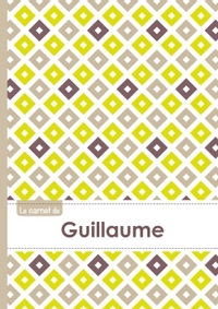 Le carnet de Guillaume - Lignes, 96p, A5 - Carré Poussin Gris Taupe